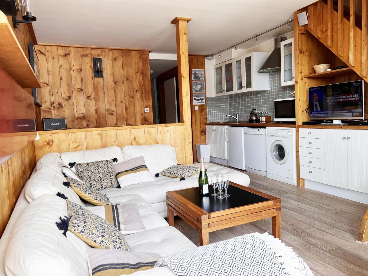 Dernier Etage Avec Vue Sur Les Montagnes Emplacement Exceptionnel Au Coeur De Val Thorens Ski Aux Pieds Prestations Incluses 외부 사진